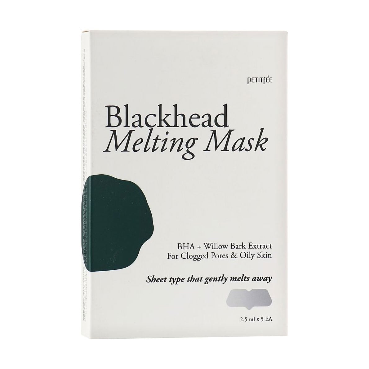 Тануча маска для носа Petitfee &amp; Koelf Blackhead Melting Mask проти чорних цяток, 5*2.5 мл